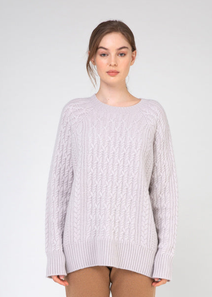 VAN KUKIL ROUND NECK CABLE WEAVE