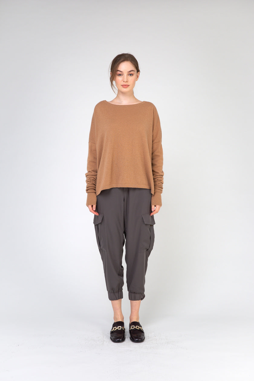 VAN KUKIL ROUND NECK LONG SLEEVE JUMPER