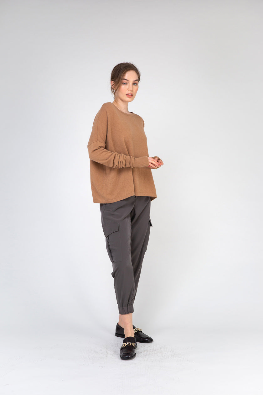 VAN KUKIL ROUND NECK LONG SLEEVE JUMPER