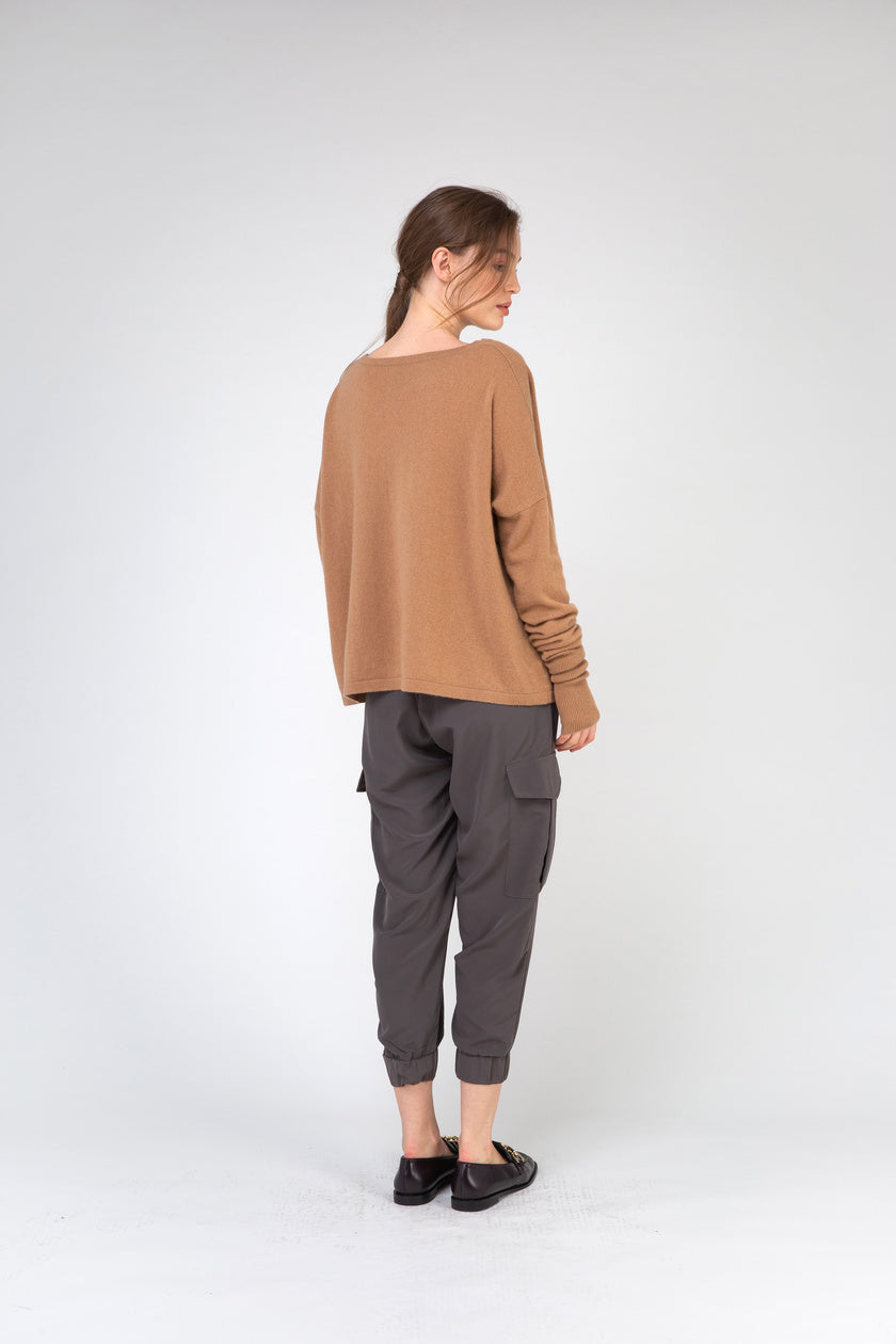 VAN KUKIL ROUND NECK LONG SLEEVE JUMPER