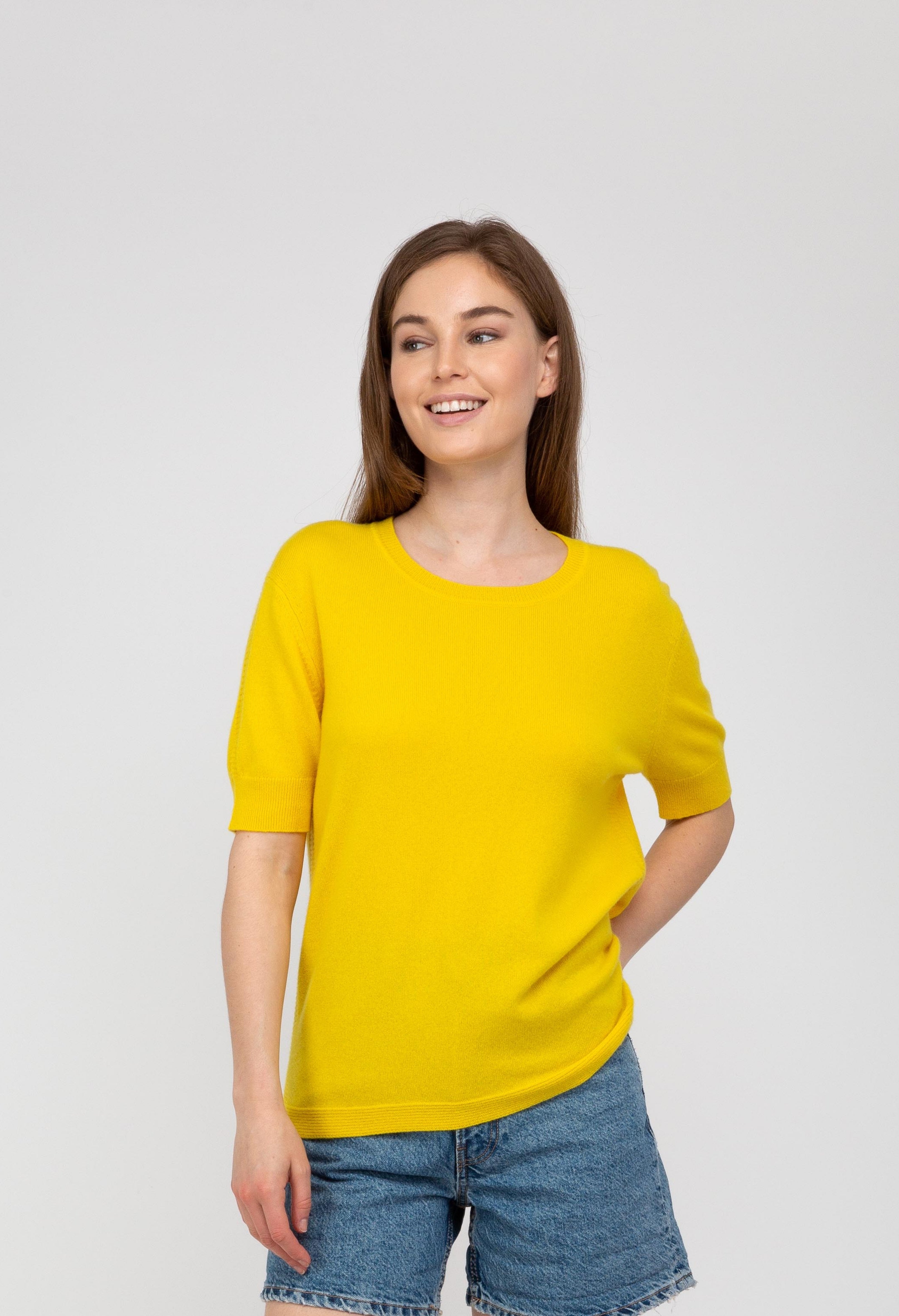 Van Kukil Cashmere Short Sleeve Jumper