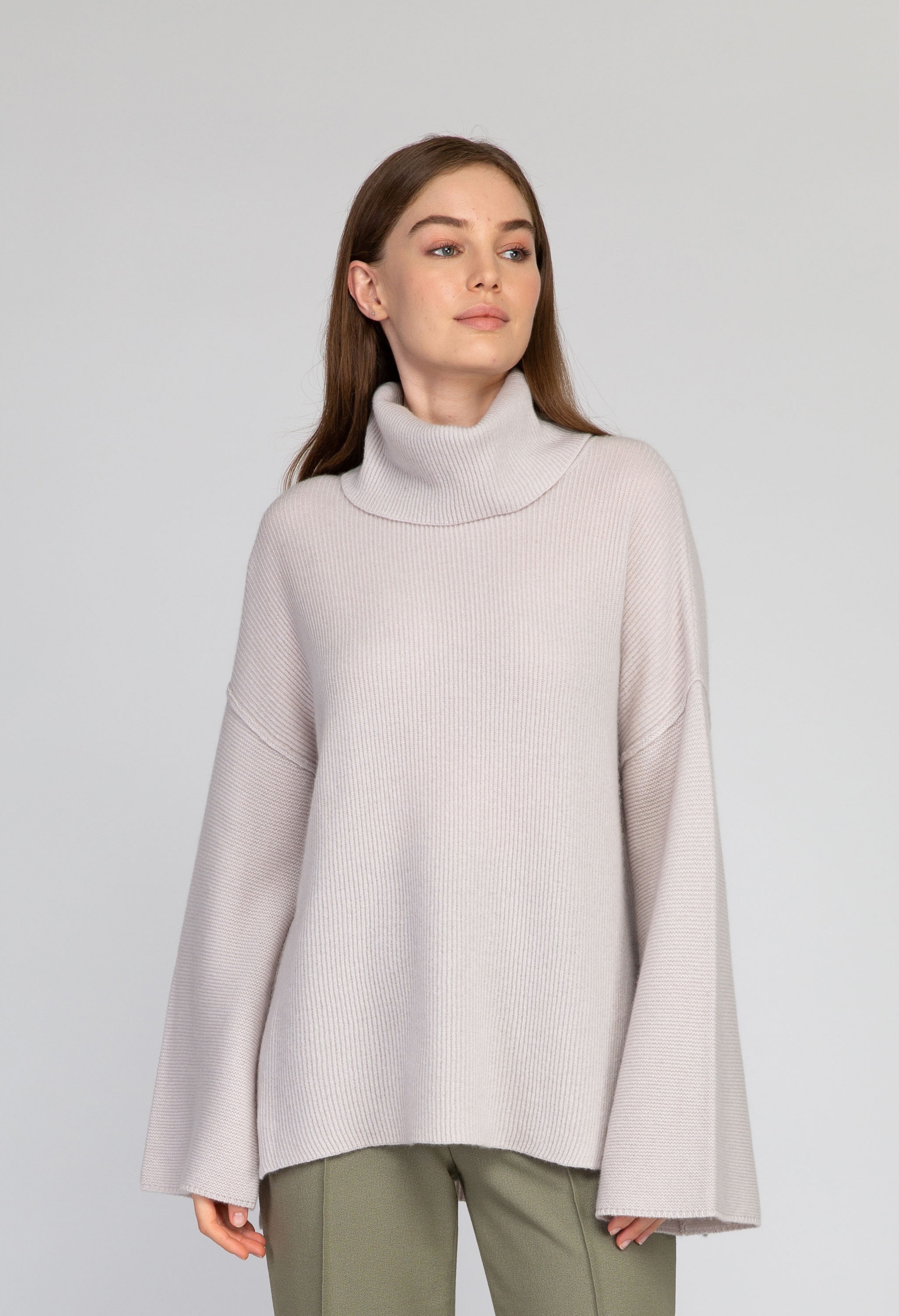 Van Kukil Oversized Funnel Neck Jumper
