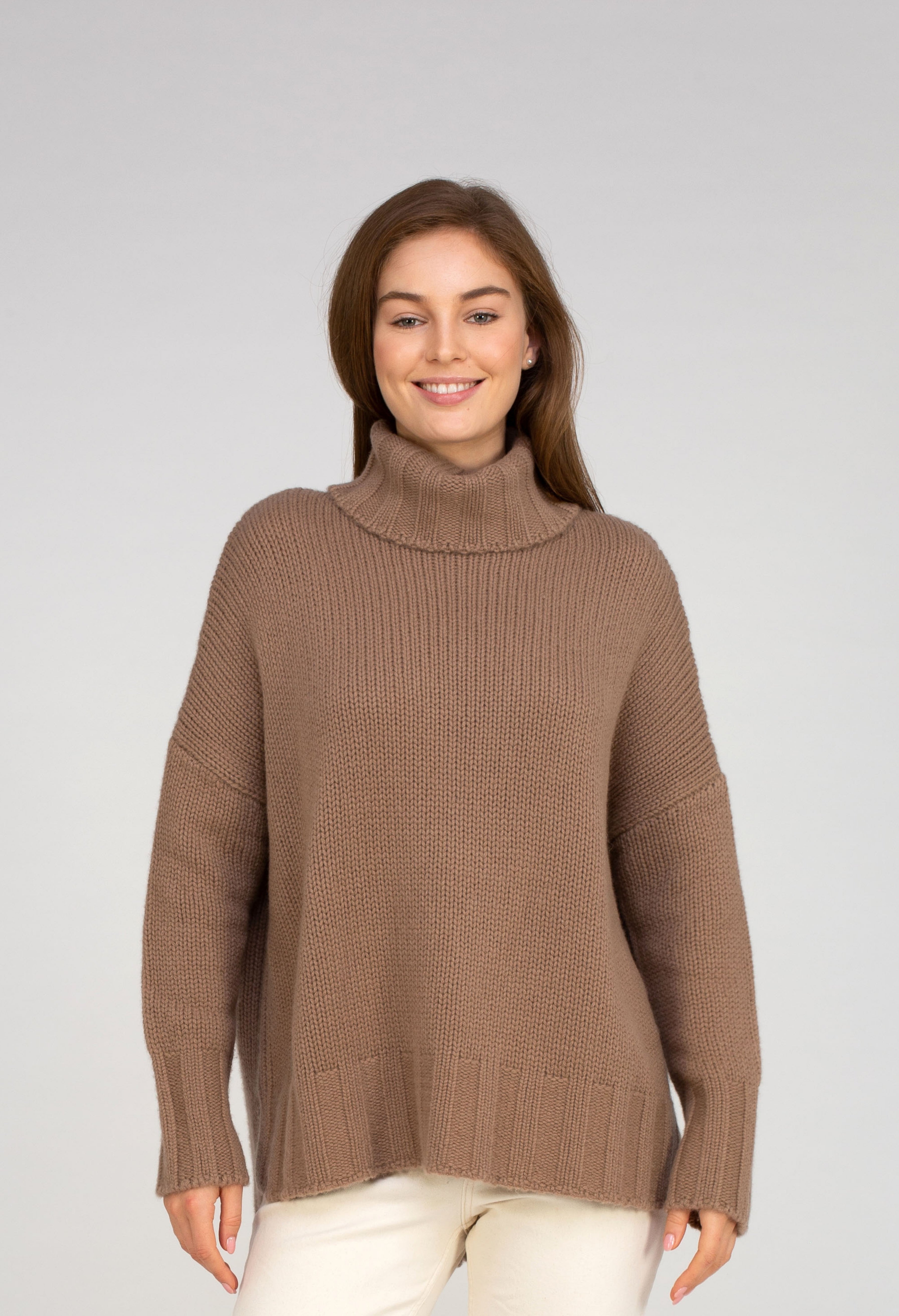 Van Kukil Cashmere Oversized Turtleneck Sweater