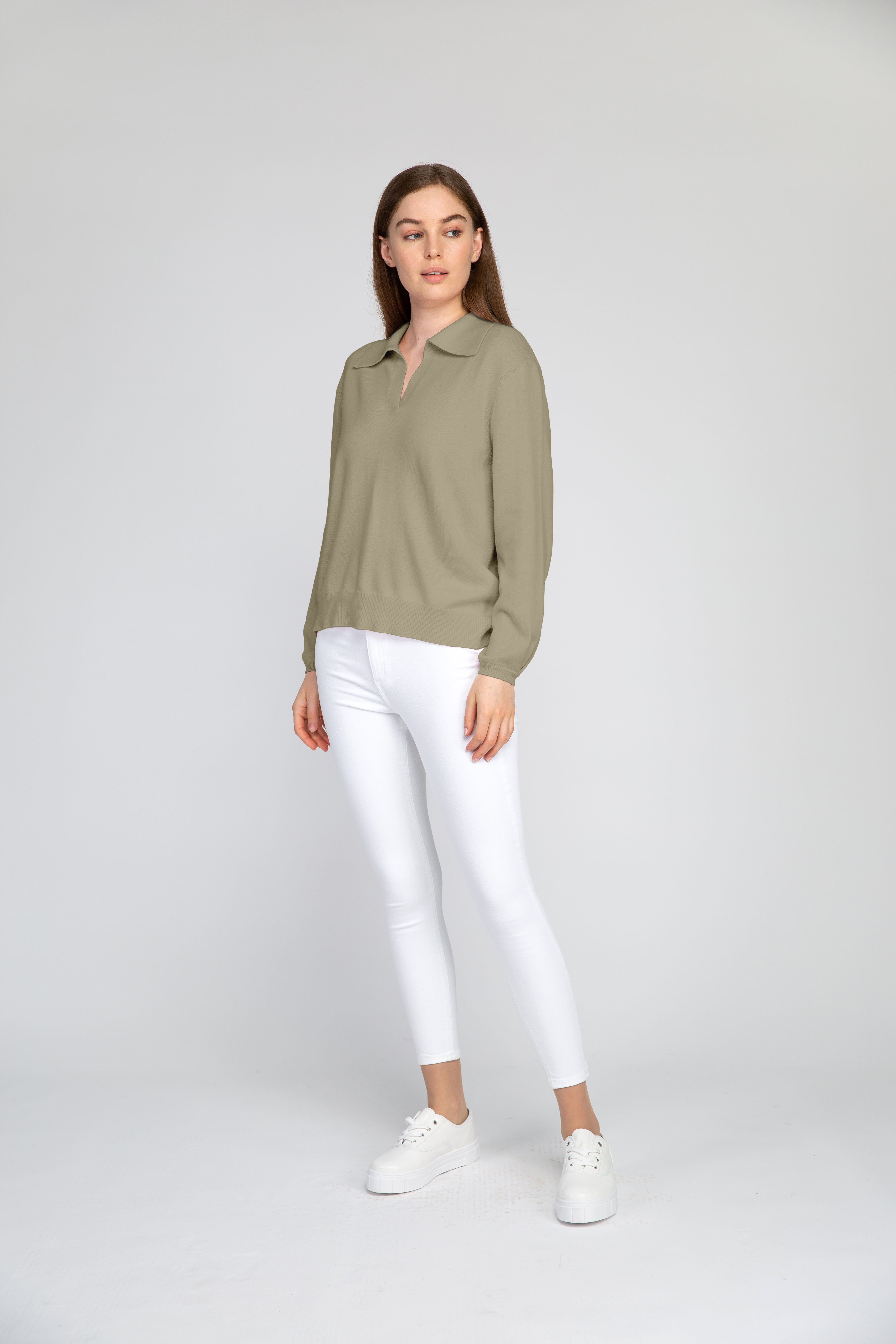 VAN KUKIL COLLAR JUMPER