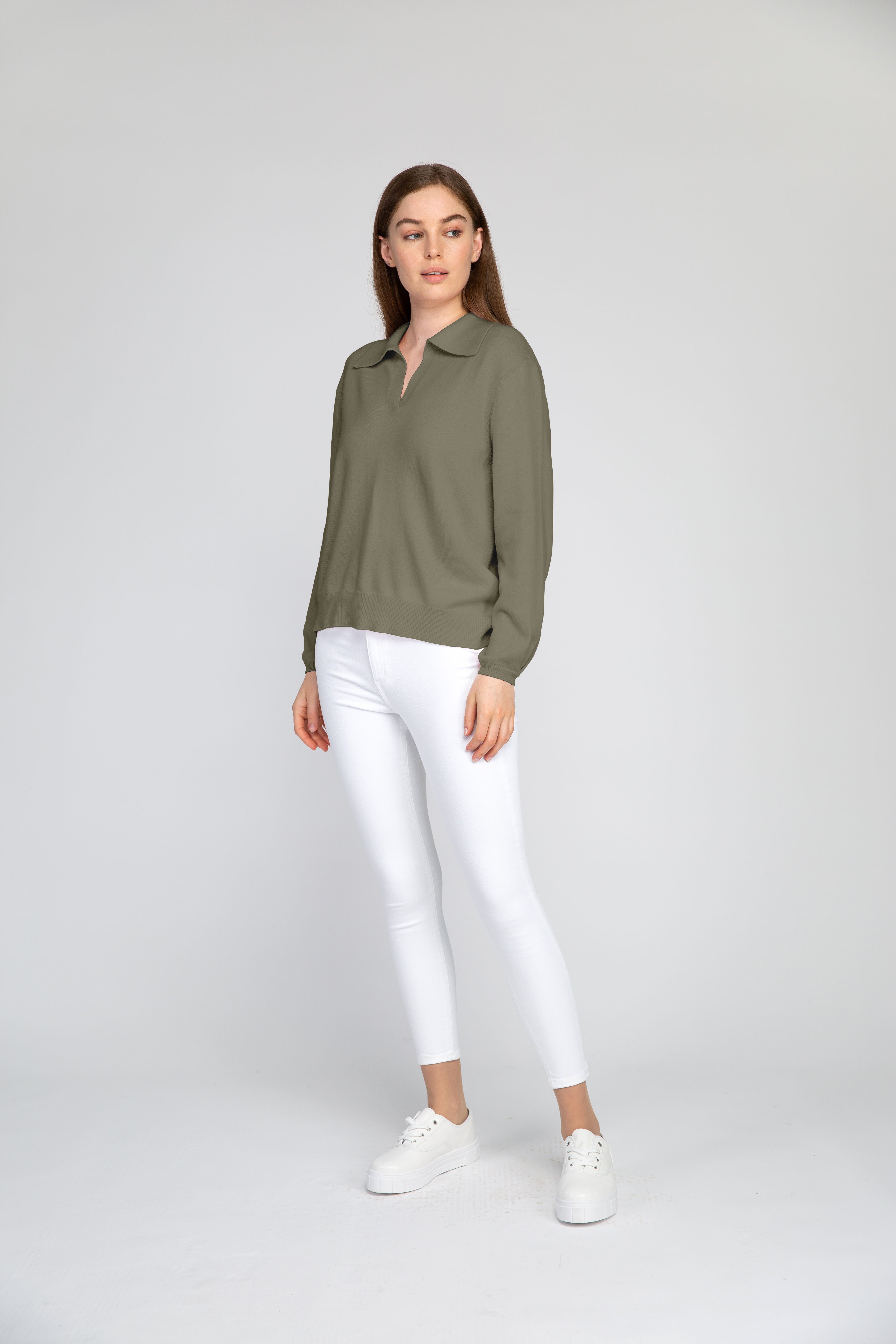 VAN KUKIL COLLAR JUMPER