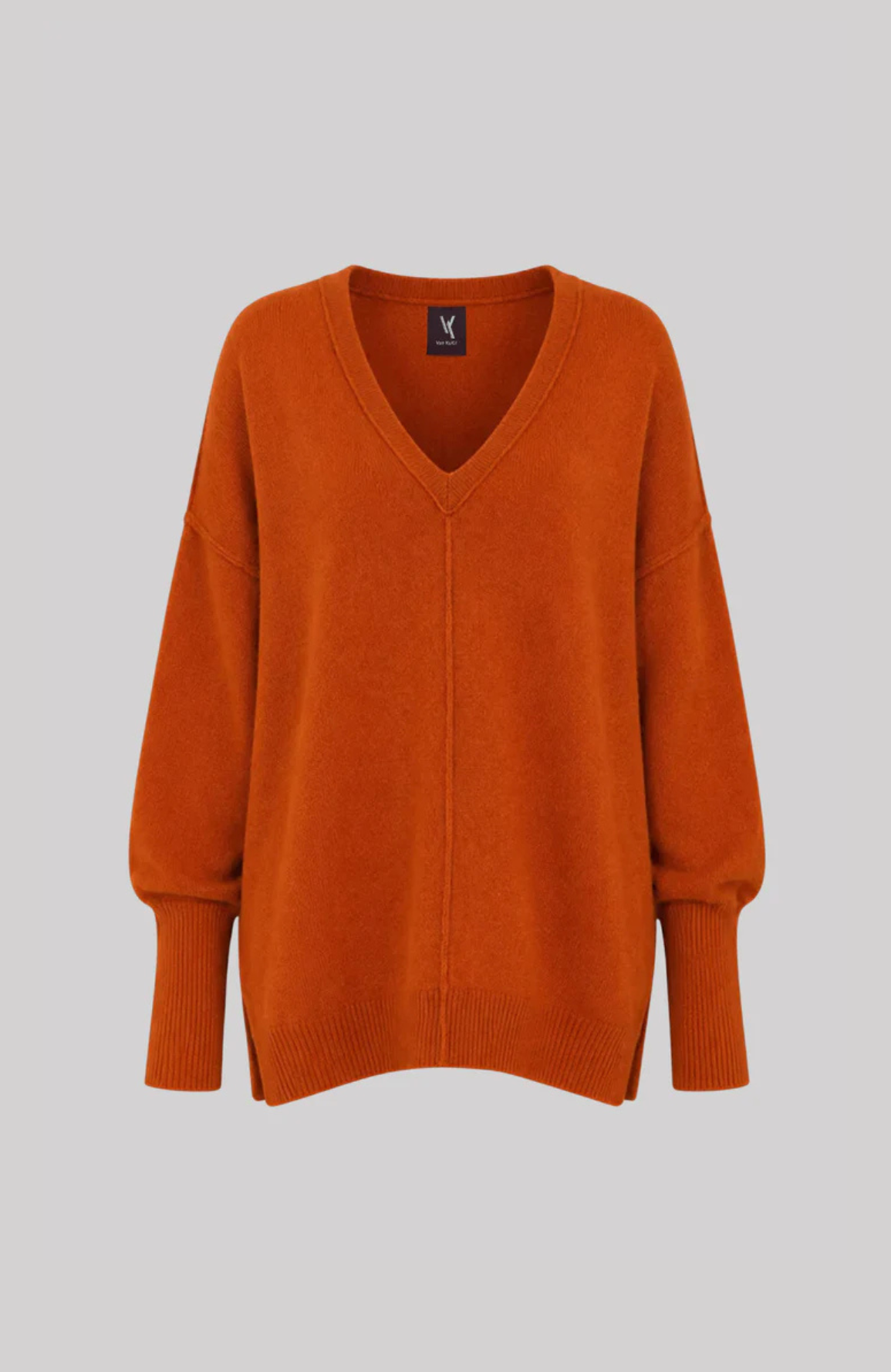 Van Kukil Deep V-Neck Cashmere Jumper