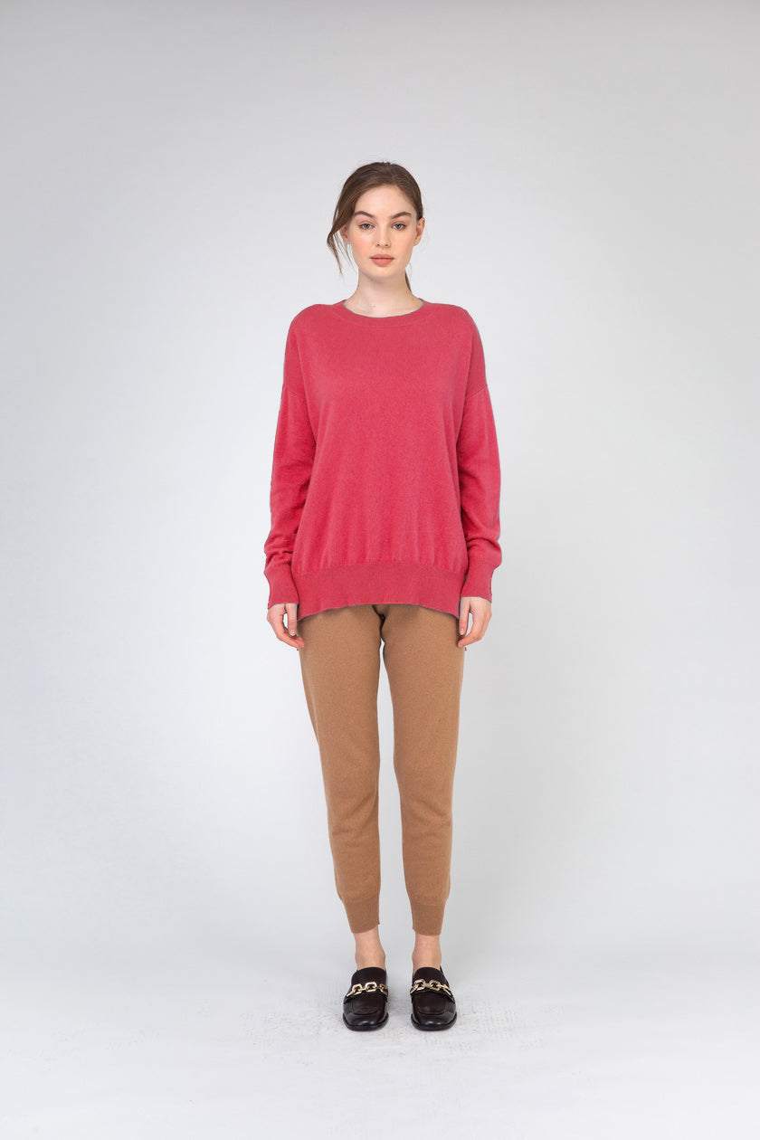 VAN KUKIL ROUND NECK LONGER BACK JUMPER